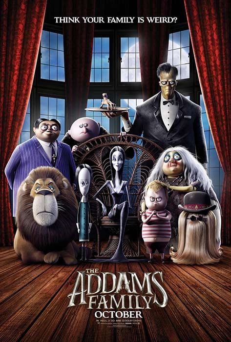 poster art for The Addams Family
